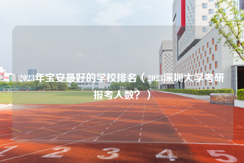 2023年宝安最好的学校排名（2023深圳大学考研报考人数？）