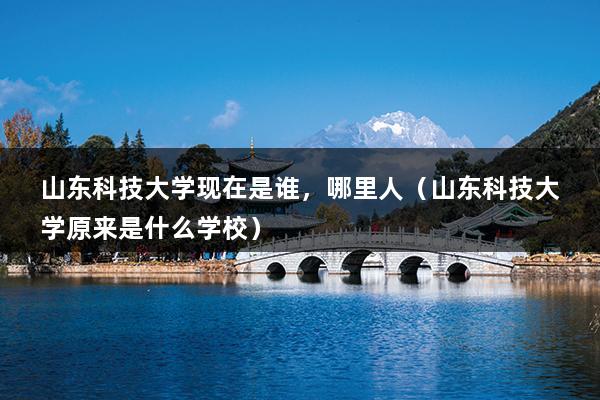 山东科技大学现在是谁，哪里人（山东科技大学原来是什么学校）