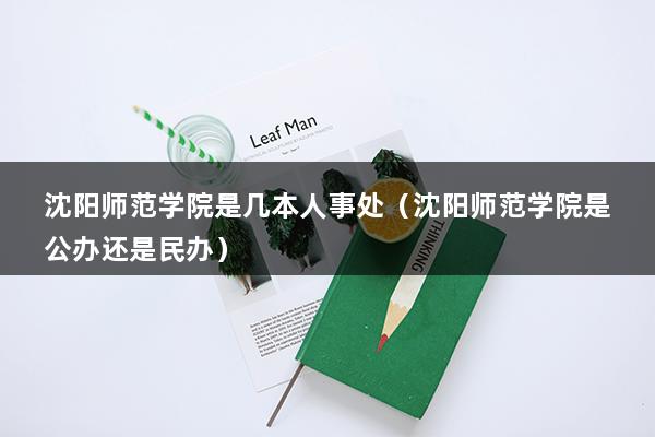 沈阳师范学院是几本人事处（沈阳师范学院是公办还是民办）