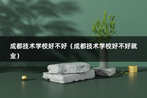 成都技术学校好不好（成都技术学校好不好就业）