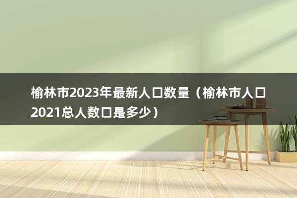 榆林市2023年最新人口数量（榆林市人口2023总人数口是多少）(图1)